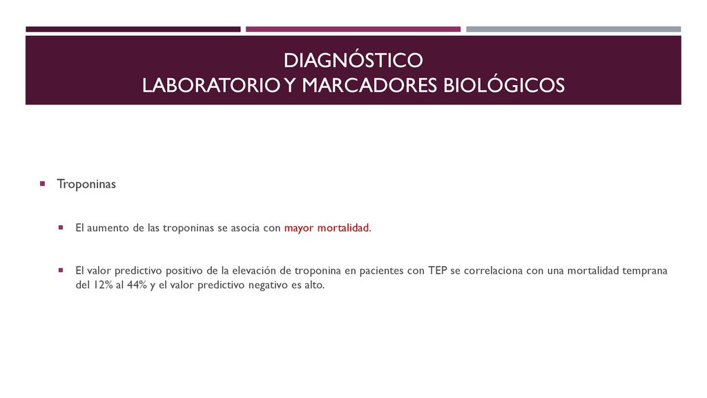 Diagnóstico Laboratorio y marcadores biológicos