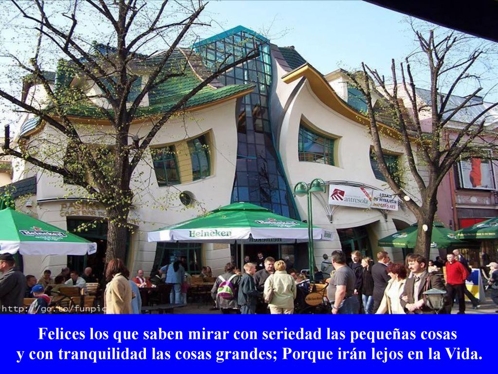 Felices los que saben mirar con seriedad las pequeñas cosas