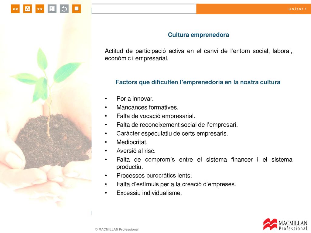 Factors que dificulten l’emprenedoria en la nostra cultura