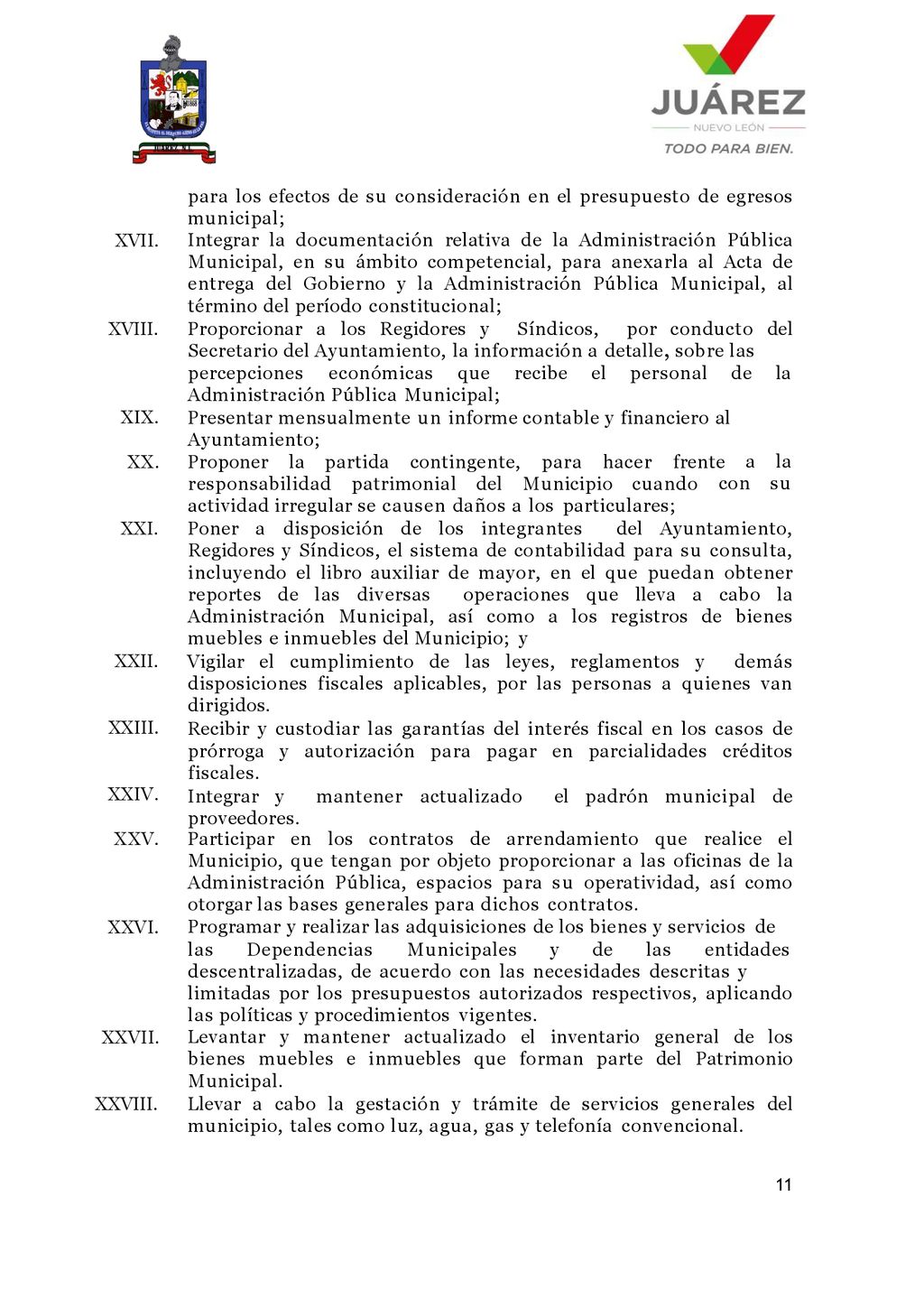 para los efectos de su consideración en el presupuesto de egresos municipal;