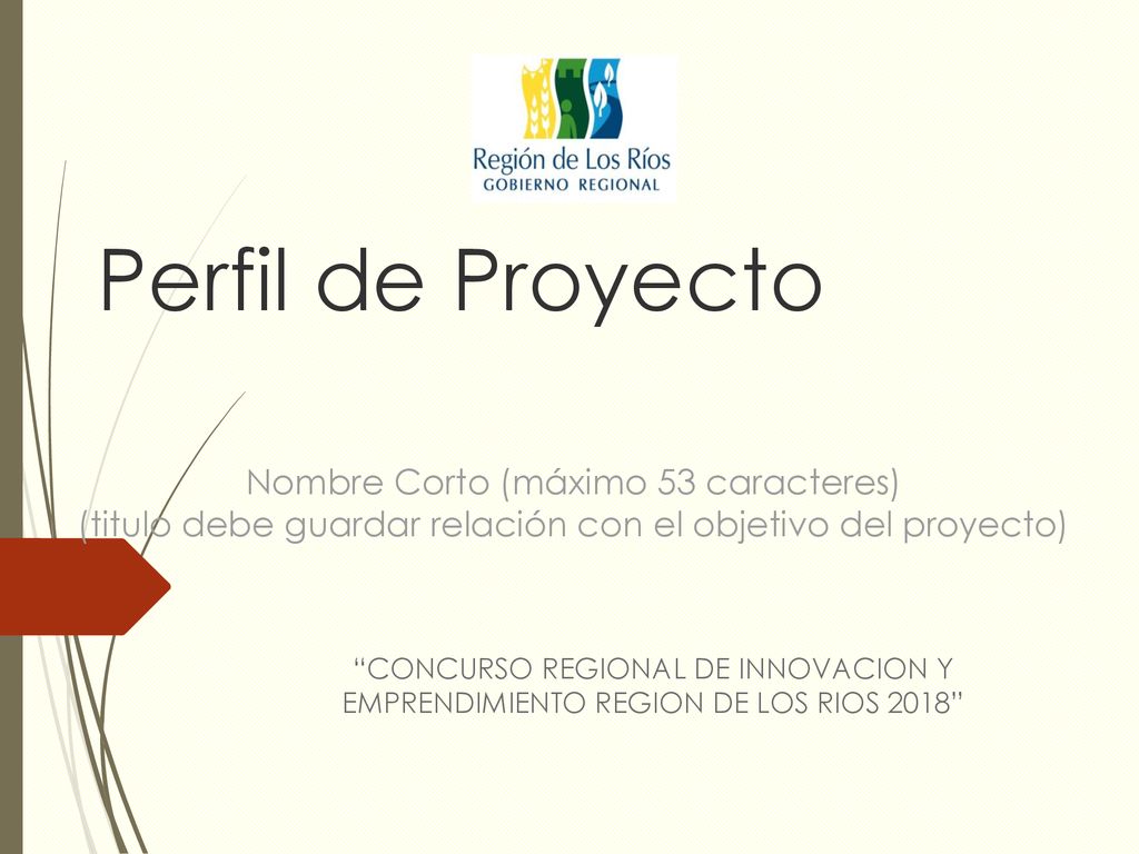 Perfil de Proyecto Nombre Corto (máximo 53 caracteres)