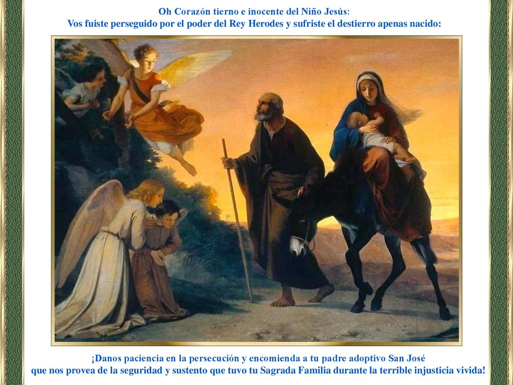 Oh Corazón tierno e inocente del Niño Jesús: