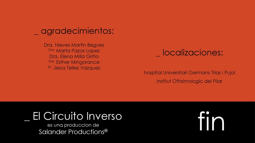 _ El Circuito Inverso es una produccion de Salander Productions®