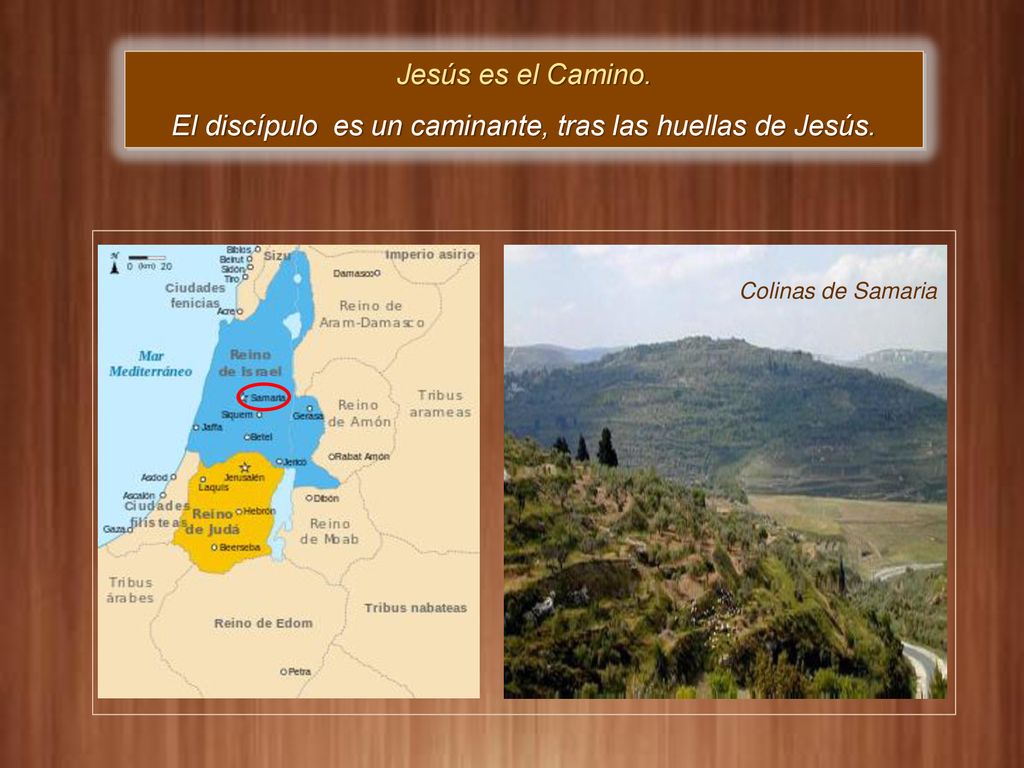 El discípulo es un caminante, tras las huellas de Jesús.