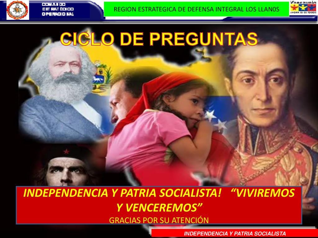 INDEPENDENCIA Y PATRIA SOCIALISTA