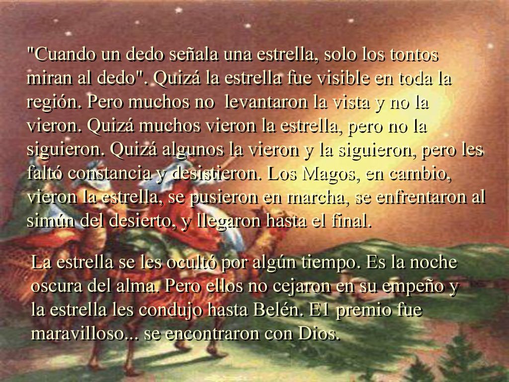 Cuando un dedo señala una estrella, solo los tontos miran al dedo