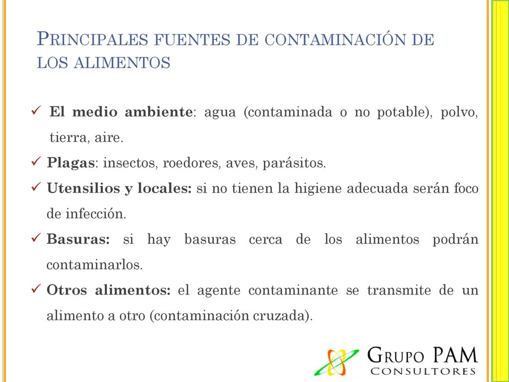 El rol del manipulador en la contaminación de los alimentos - ppt descargar