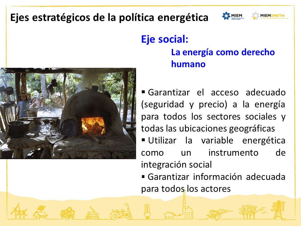 Ejes estratégicos de la política energética