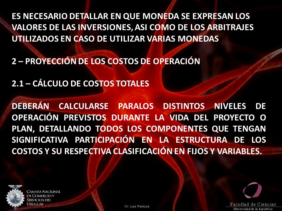ES NECESARIO DETALLAR EN QUE MONEDA SE EXPRESAN LOS VALORES DE LAS INVERSIONES, ASI COMO DE LOS ARBITRAJES UTILIZADOS EN CASO DE UTILIZAR VARIAS MONEDAS