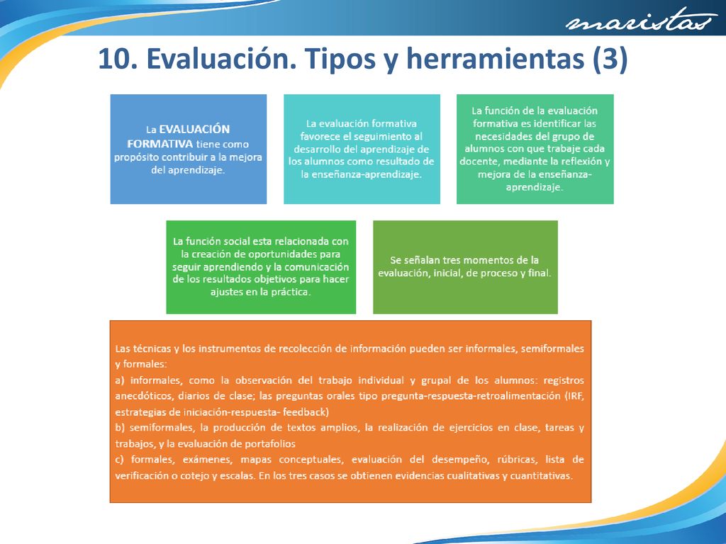10. Evaluación. Tipos y herramientas (3)