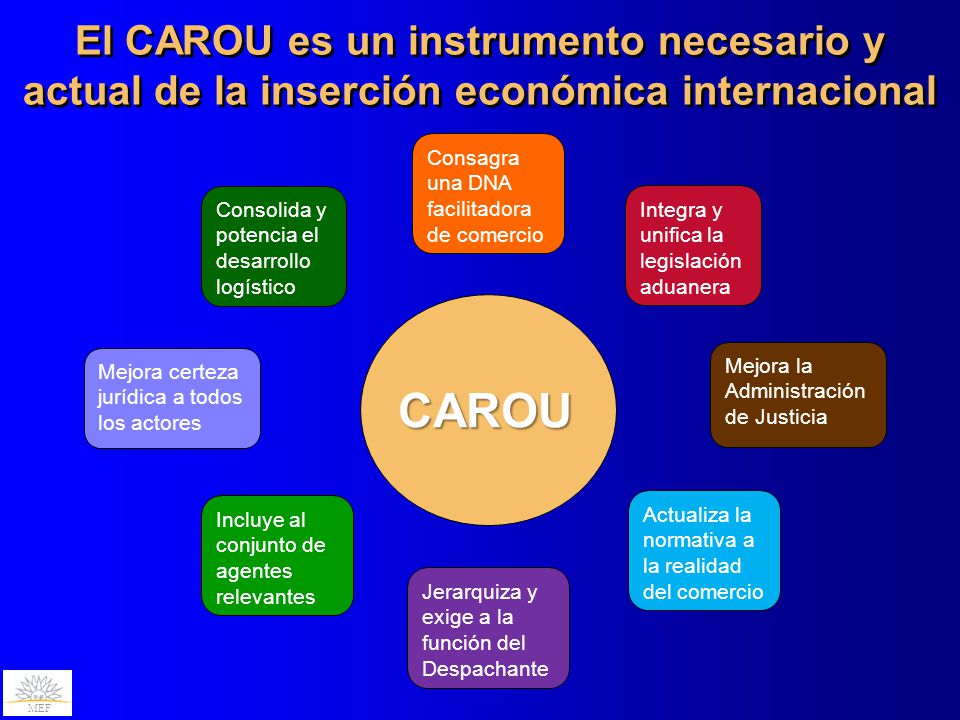 El CAROU es un instrumento necesario y actual de la inserción económica internacional