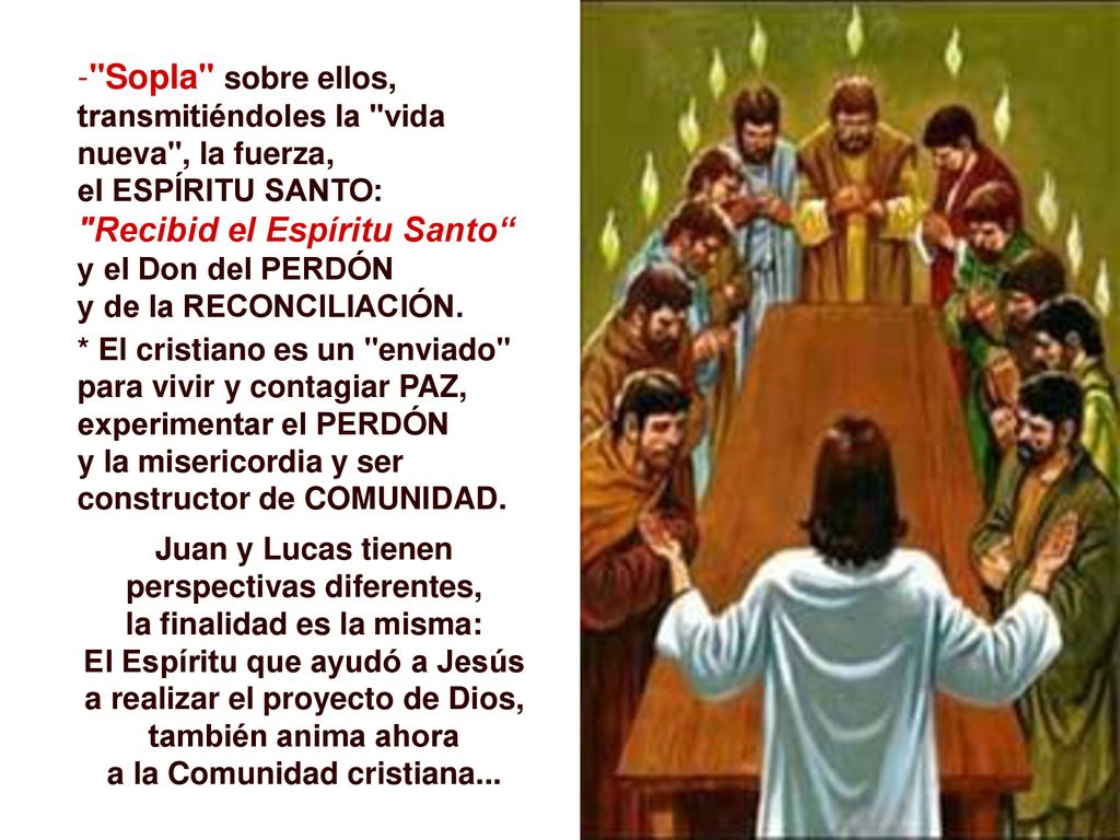 Sopla sobre ellos, transmitiéndoles la vida nueva , la fuerza,