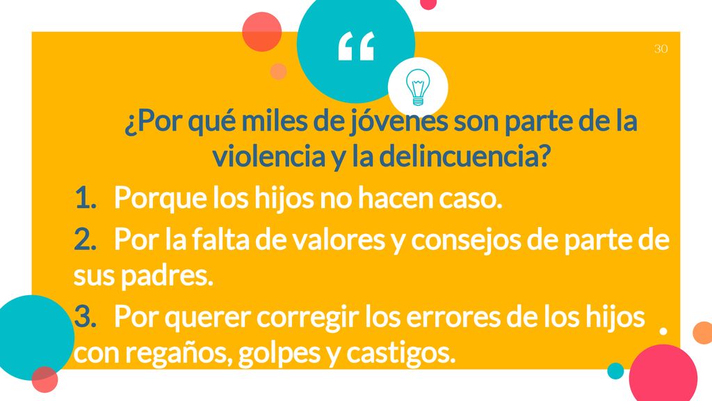 ¿Por qué miles de jóvenes son parte de la violencia y la delincuencia