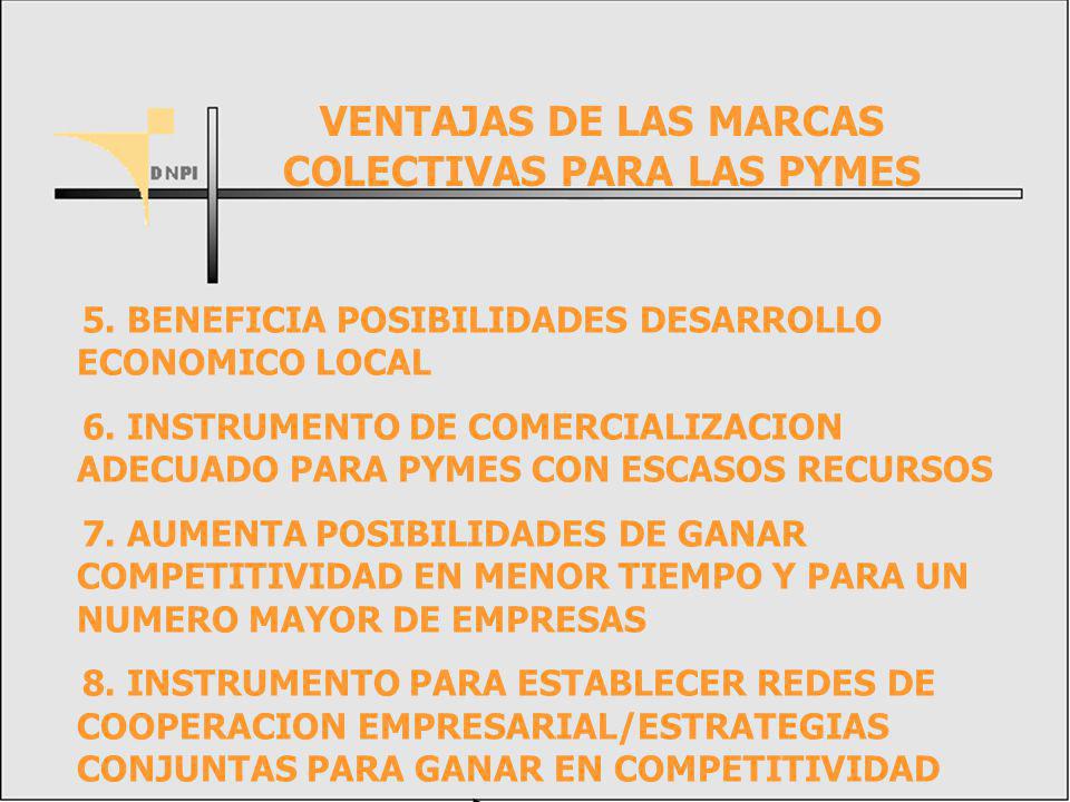VENTAJAS DE LAS MARCAS COLECTIVAS PARA LAS PYMES
