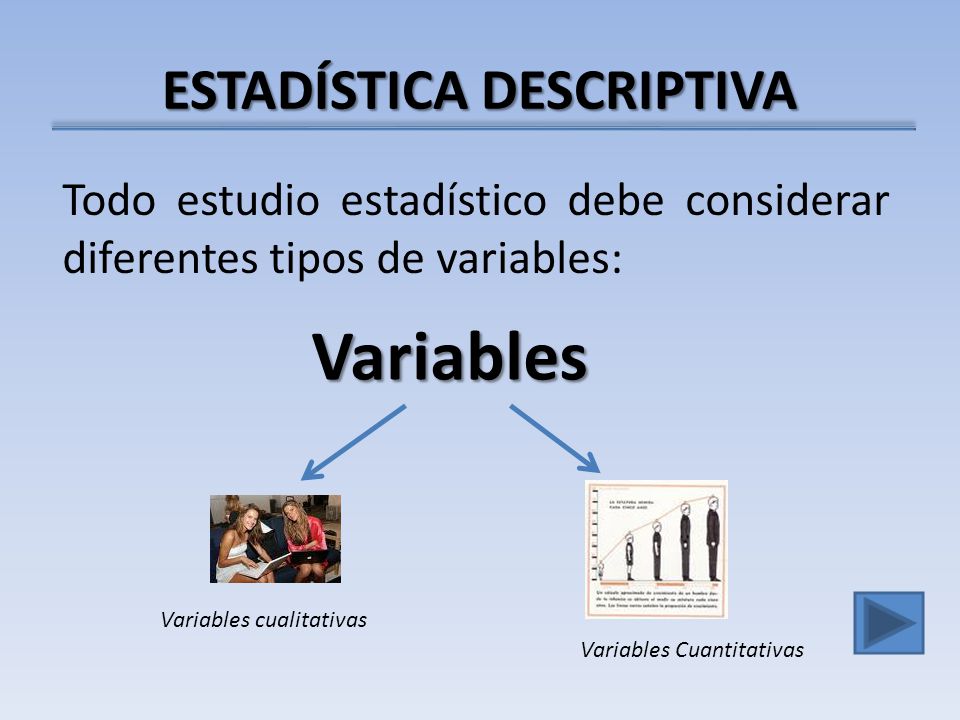 ESTADÍSTICA DESCRIPTIVA