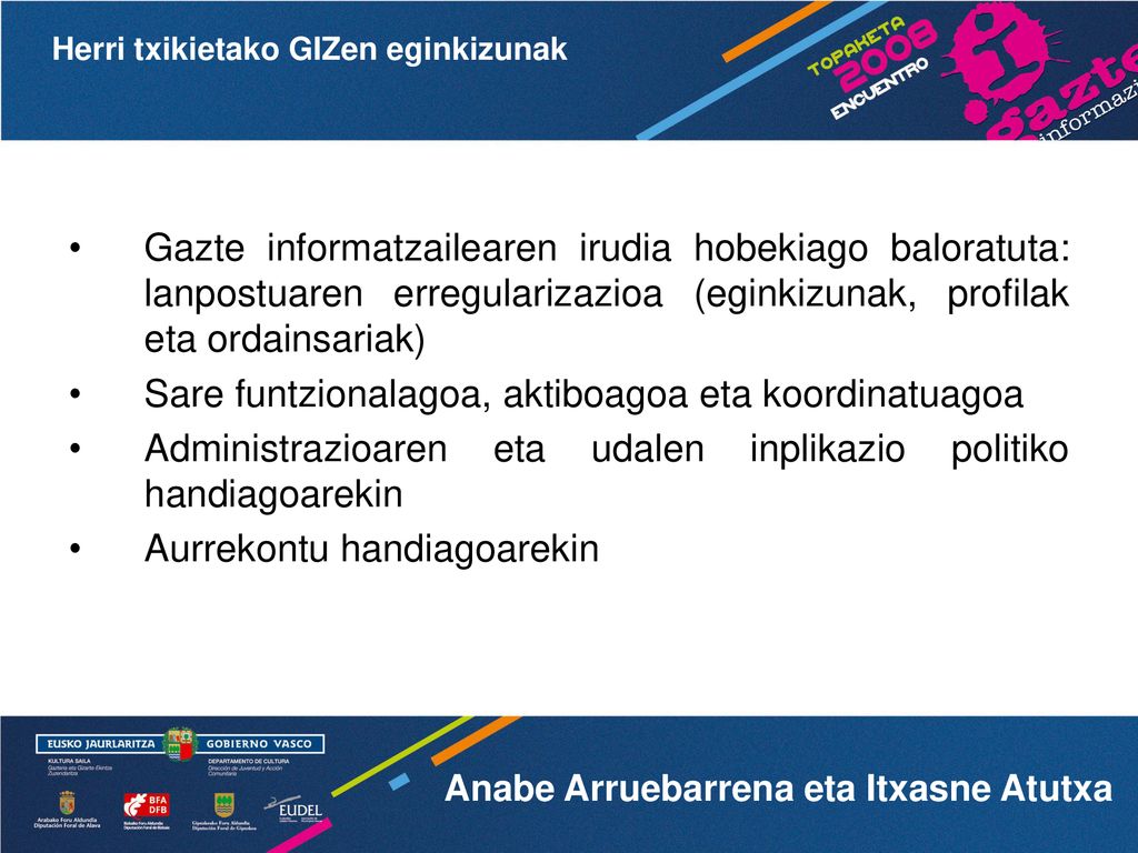 Gazte informatzailearen irudia hobekiago baloratuta: lanpostuaren erregularizazioa (eginkizunak, profilak eta ordainsariak)