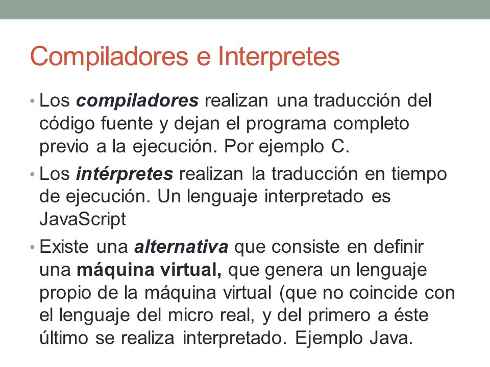 Compiladores e Interpretes