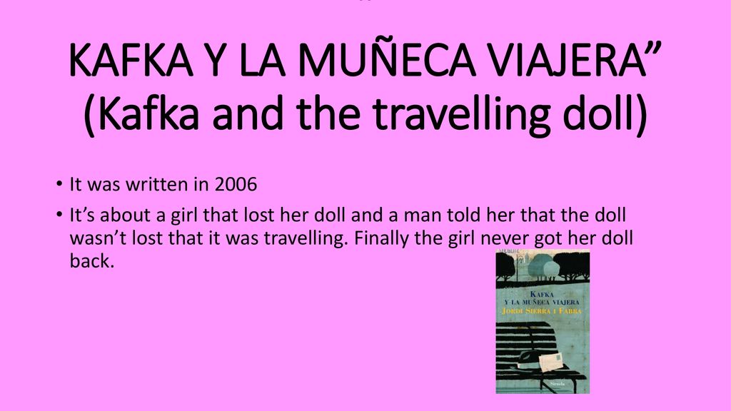 KAFKA Y LA MUÑECA VIAJERA (Kafka and the travelling doll)