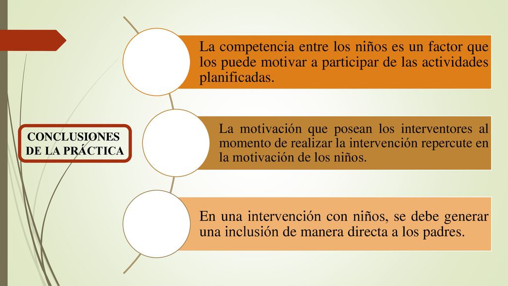 La competencia entre los niños es un factor que los puede motivar a participar de las actividades planificadas.