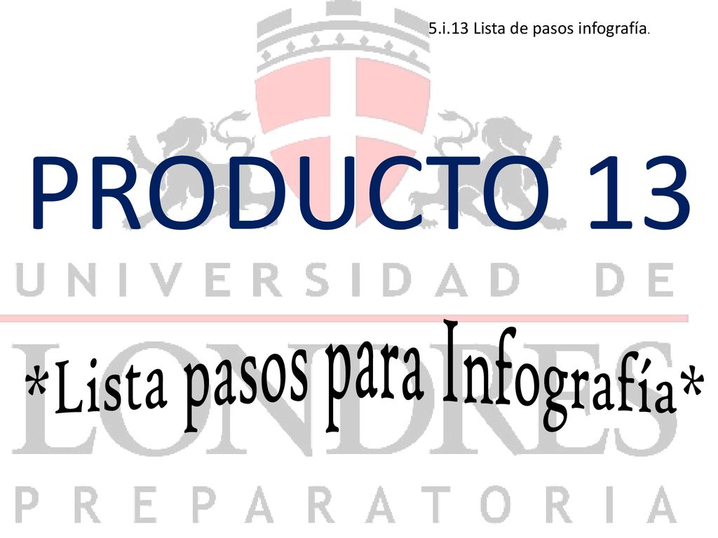*Lista pasos para Infografía*