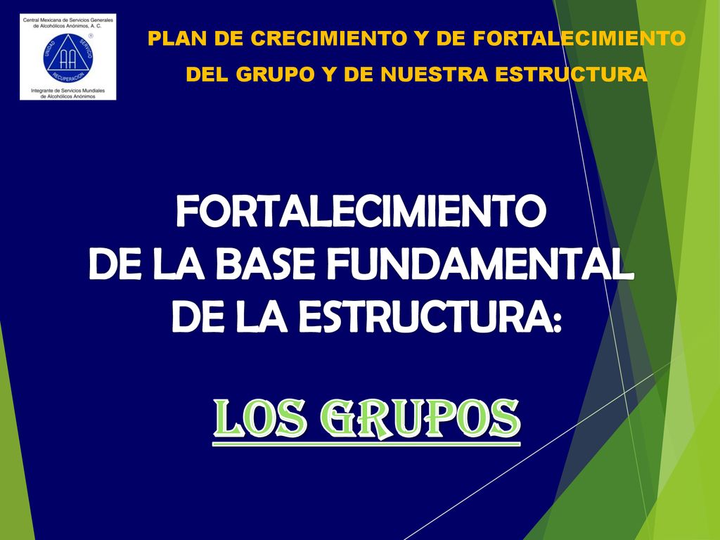 LOS GRUPOS FORTALECIMIENTO DE LA BASE FUNDAMENTAL DE LA ESTRUCTURA:
