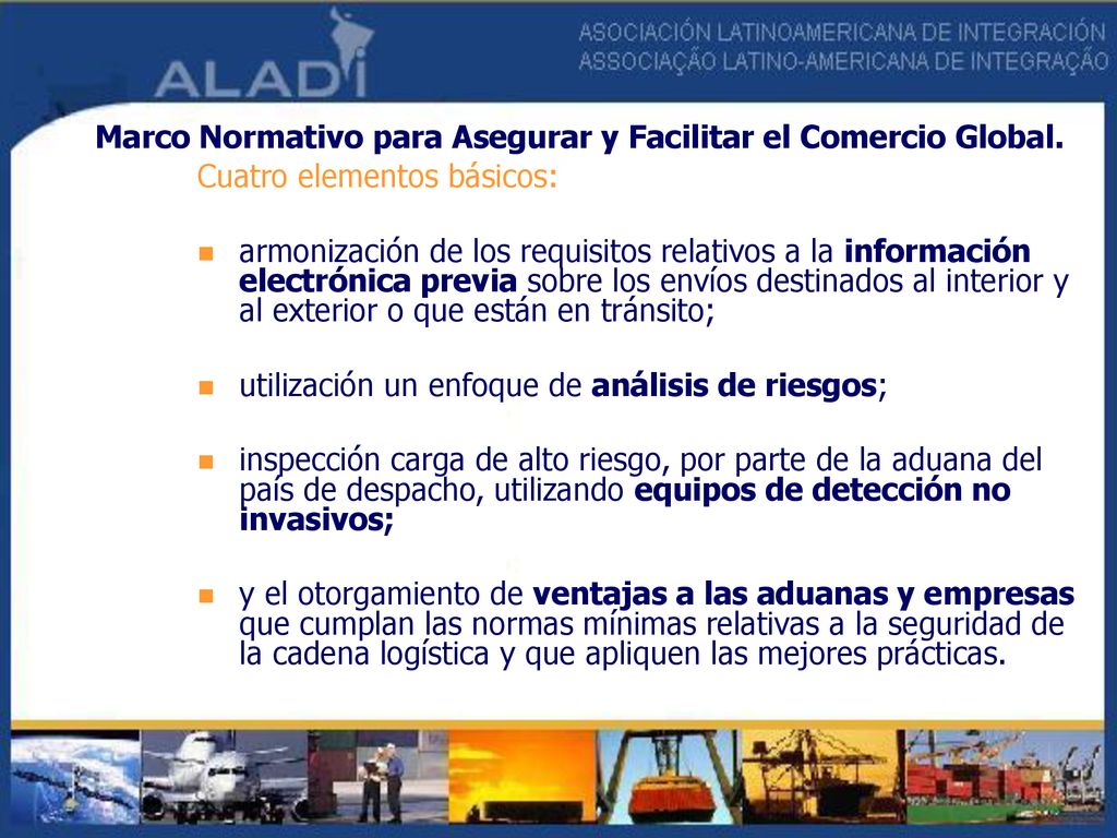 Marco Normativo para Asegurar y Facilitar el Comercio Global.