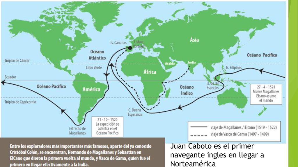 Juan Caboto es el primer navegante ingles en llegar a Norteamérica