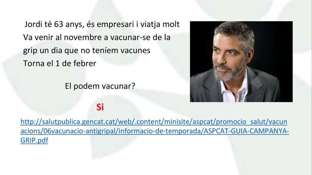 Si Jordi té 63 anys, és empresari i viatja molt