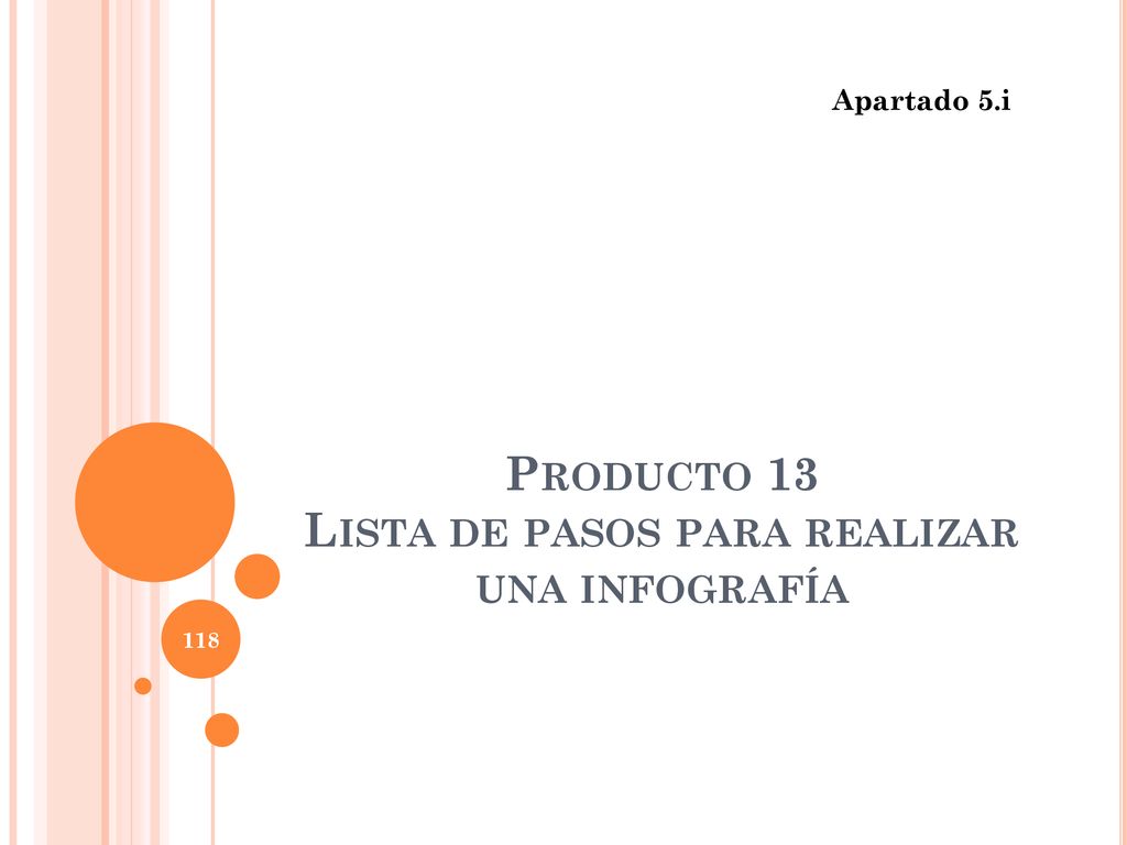 Producto 13 Lista de pasos para realizar una infografía