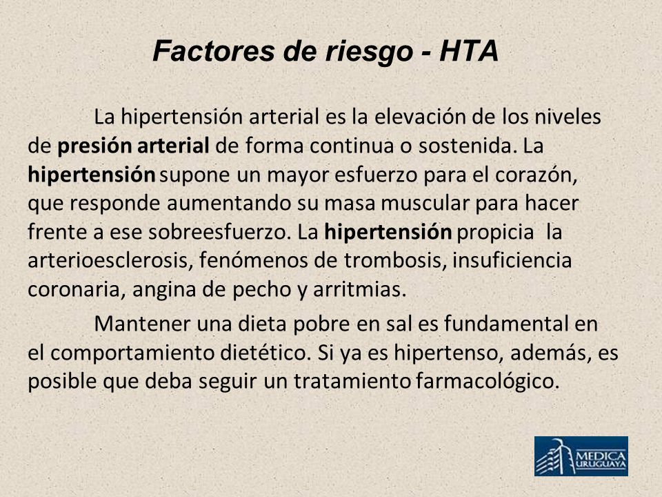 Factores de riesgo - HTA