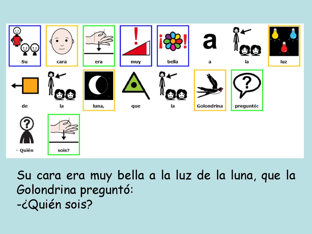 Su cara era muy bella a la luz de la luna, que la Golondrina preguntó: