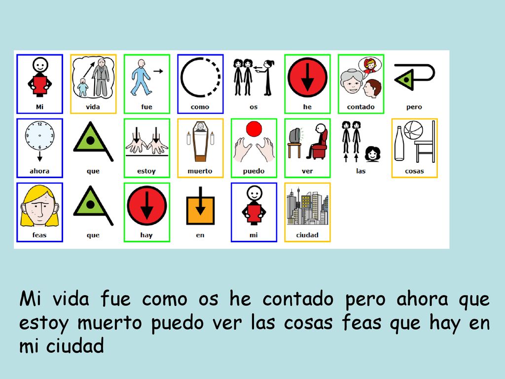 Mi vida fue como os he contado pero ahora que estoy muerto puedo ver las cosas feas que hay en mi ciudad