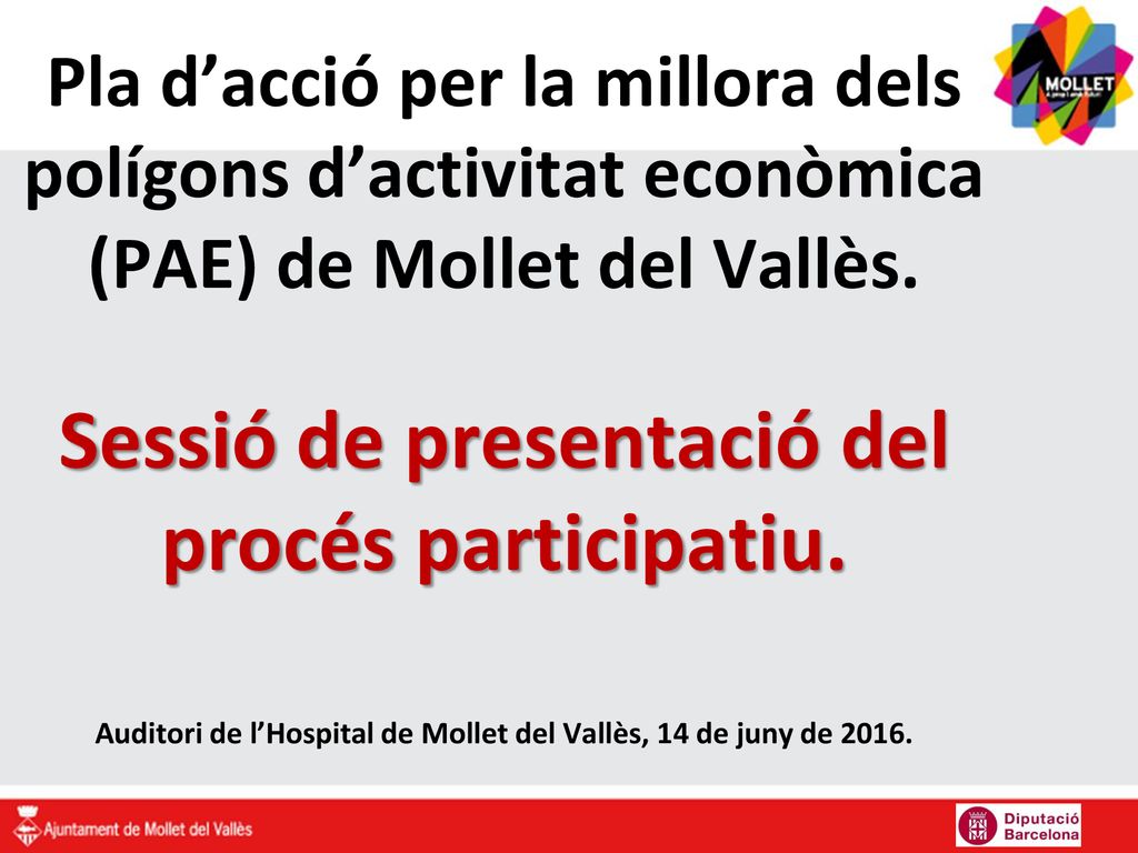 Pla d’acció per la millora dels polígons d’activitat econòmica (PAE) de Mollet del Vallès.