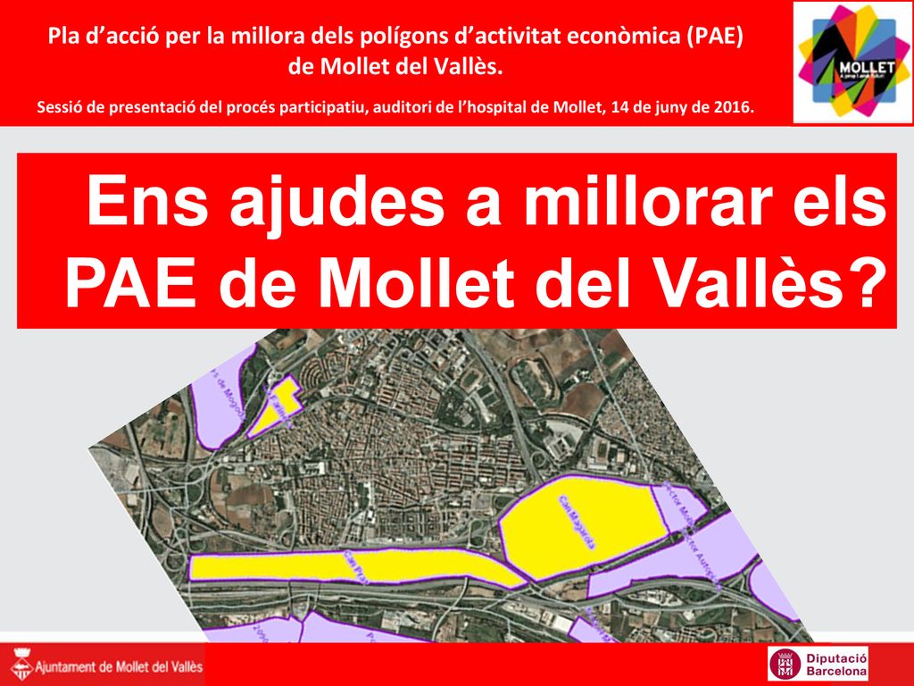 Ens ajudes a millorar els PAE de Mollet del Vallès