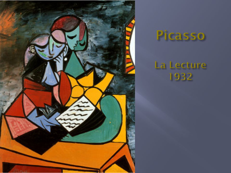 Picasso La Lecture 1932