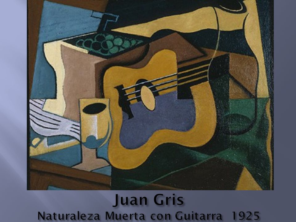 Juan Gris Naturaleza Muerta con Guitarra 1925