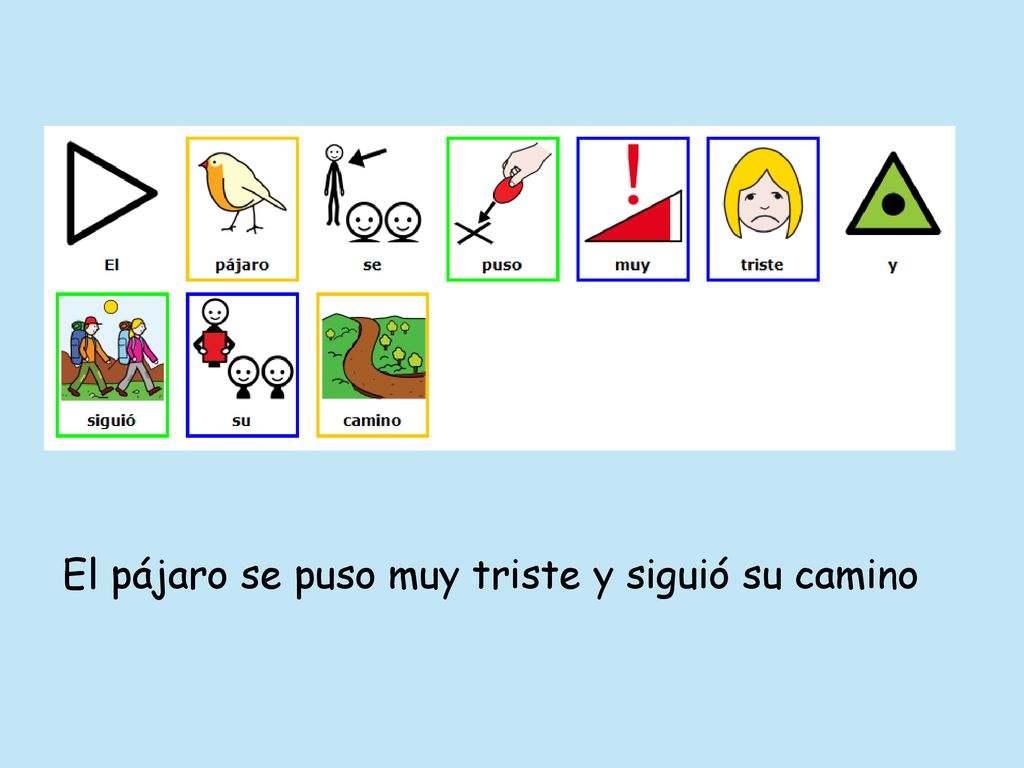 El pájaro se puso muy triste y siguió su camino