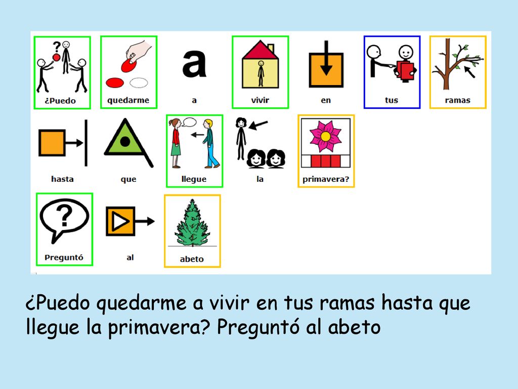 ¿Puedo quedarme a vivir en tus ramas hasta que llegue la primavera
