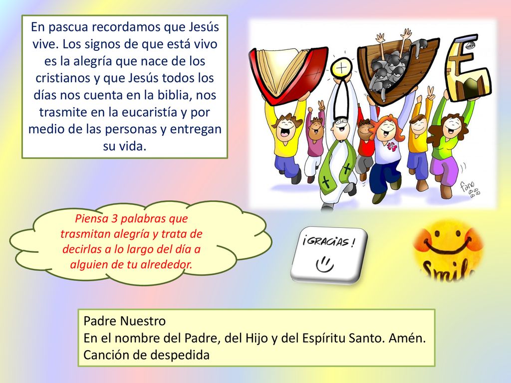 En el nombre del Padre, del Hijo y del Espíritu Santo. Amén.