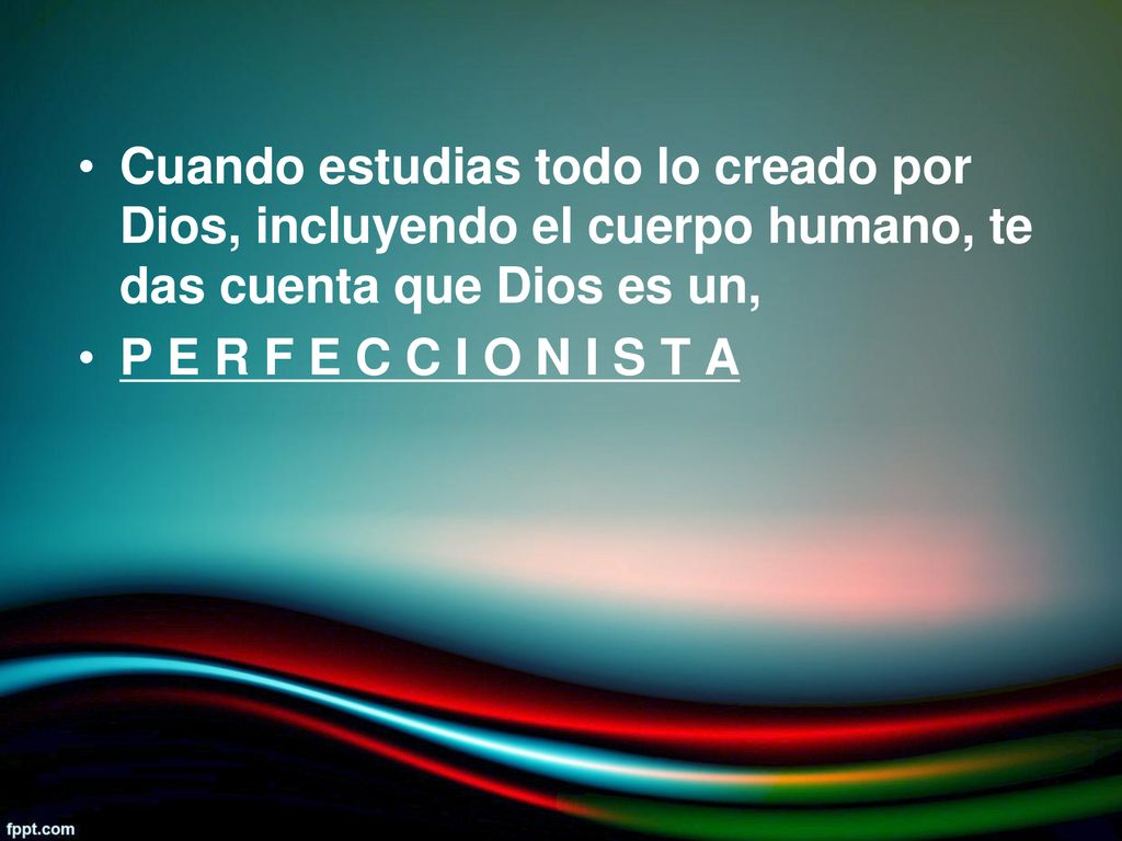 Cuando estudias todo lo creado por Dios, incluyendo el cuerpo humano, te das cuenta que Dios es un,
