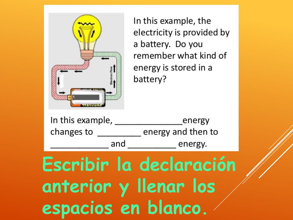 Escribir la declaración anterior y llenar los espacios en blanco.