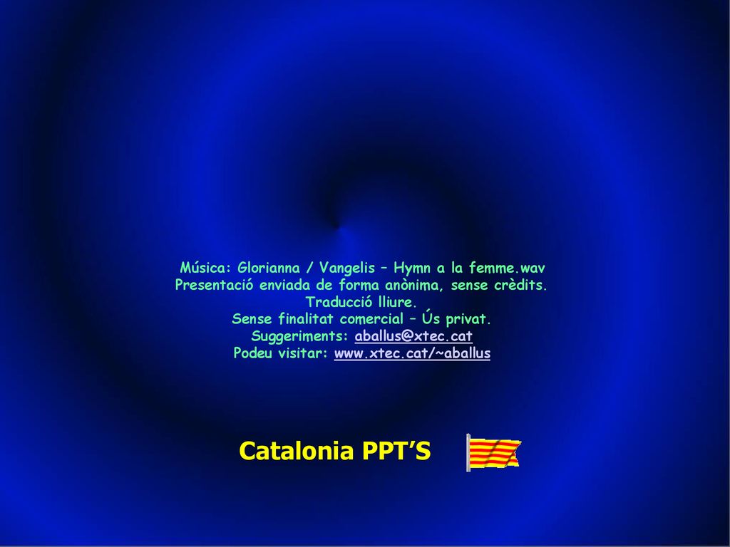 Catalonia PPT’S Música: Glorianna / Vangelis – Hymn a la femme.wav