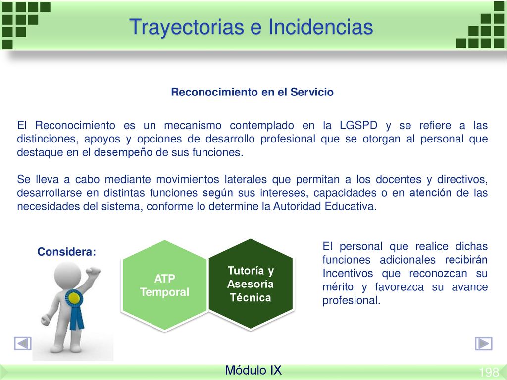 Reconocimiento en el Servicio Tutoría y Asesoría Técnica