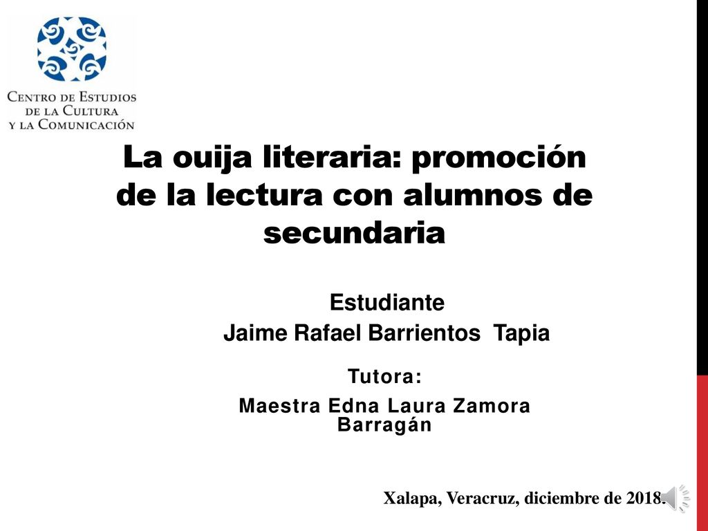 La ouija literaria: promoción de la lectura con alumnos de secundaria