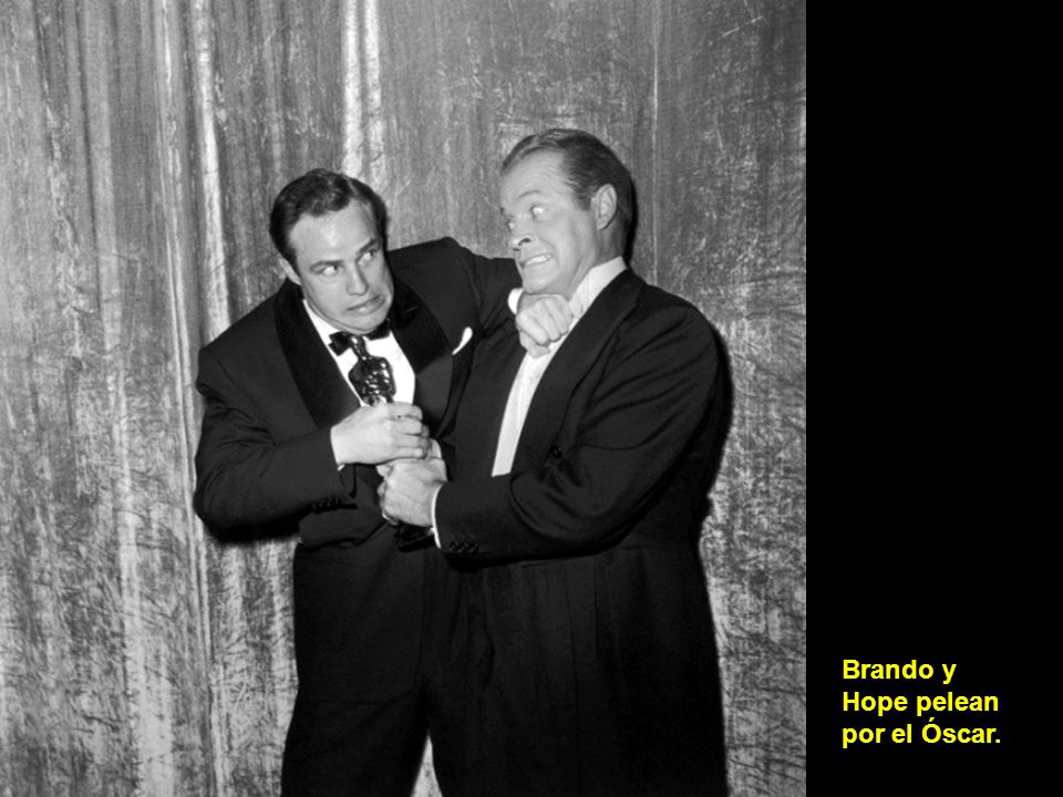 Brando y Hope pelean por el Óscar.