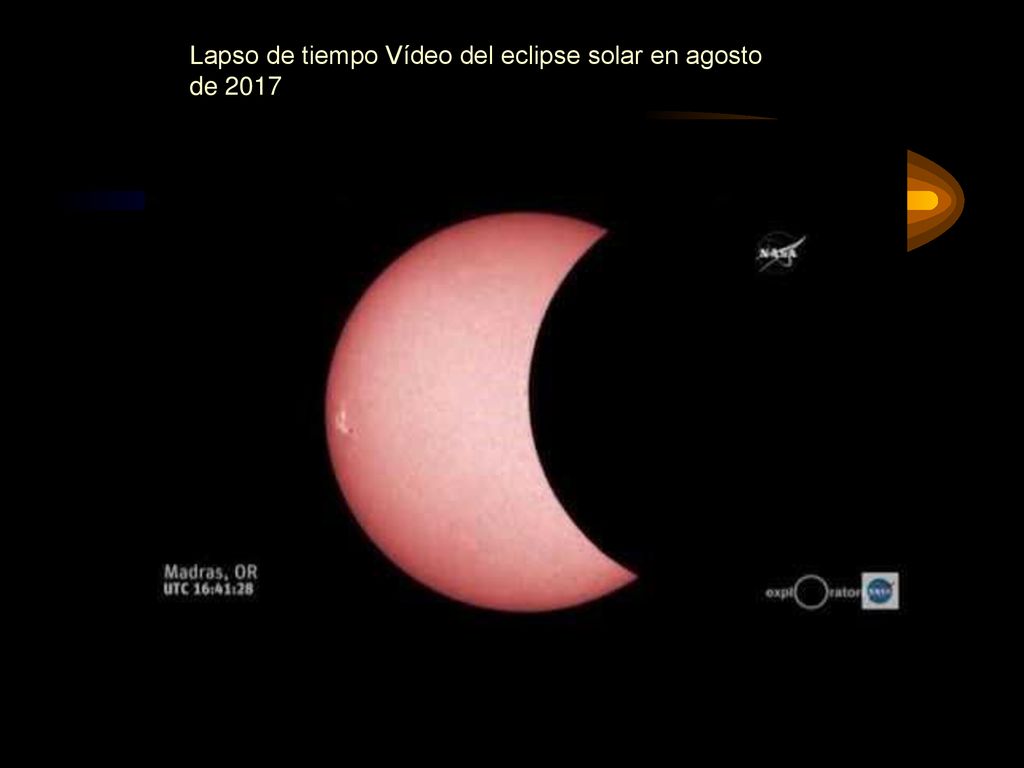 Lapso de tiempo Vídeo del eclipse solar en agosto de 2017