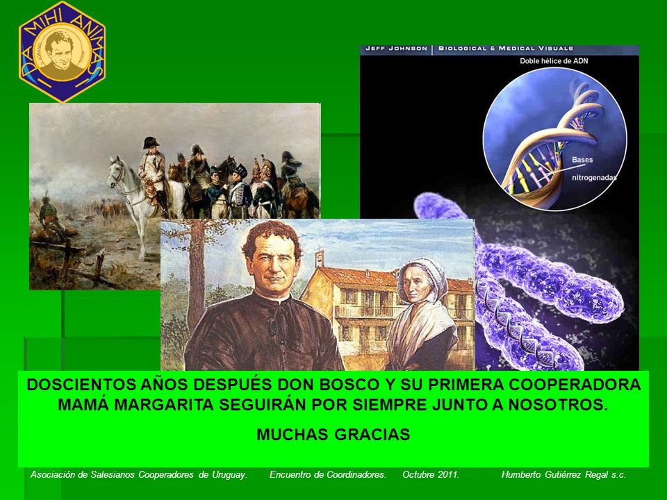 DOSCIENTOS AÑOS DESPUÉS DON BOSCO Y SU PRIMERA COOPERADORA MAMÁ MARGARITA SEGUIRÁN POR SIEMPRE JUNTO A NOSOTROS.