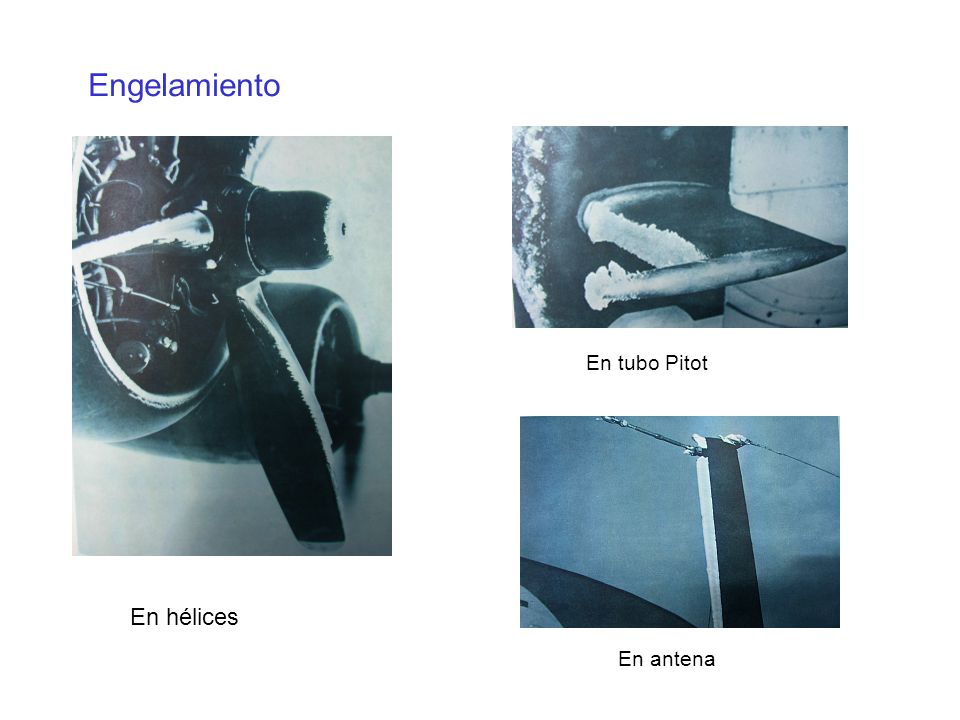 Engelamiento En tubo Pitot En hélices En antena