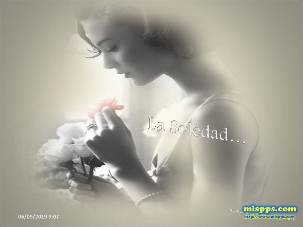 La Soledad… 06/09/2019 9:07 Avance de acuerdo a su lectura.