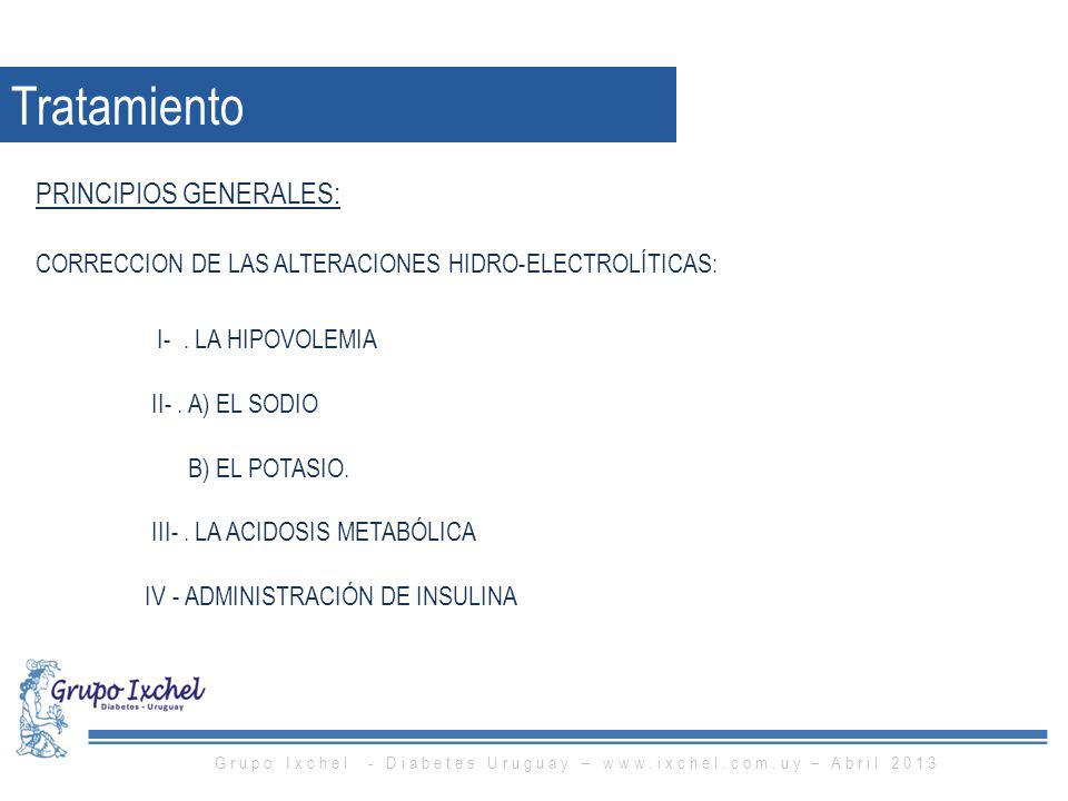 Grupo Ixchel - Diabetes Uruguay –   – Abril 2013